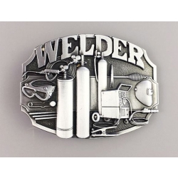 Spawacz welder klamra do paska stare srebro (id: 1935)